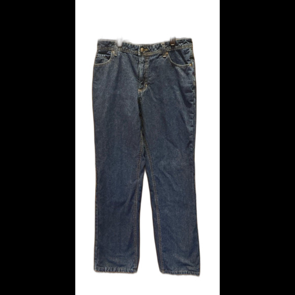 Natural Reflections Denim - Natural Reflections Womens Jeans Sz ? 12  Flannel Lined Thick Denim Straight